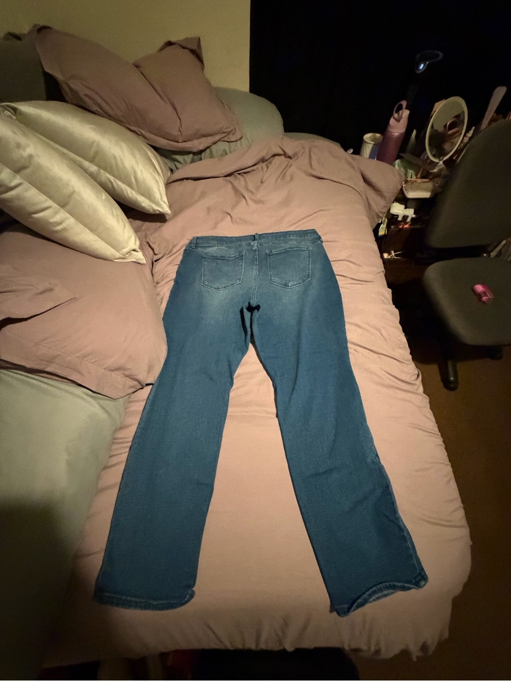 Old Navy Women's Flare Jeans in Blue Denim